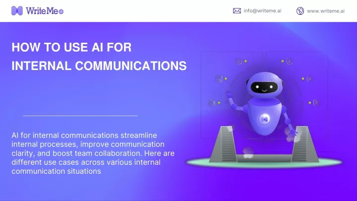 how to use ai for internal communications