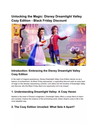 unlocking the magic disney dreamlight valley cozy