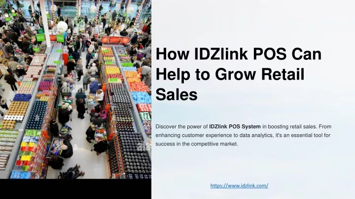 how idzlink pos can help to grow retail sales
