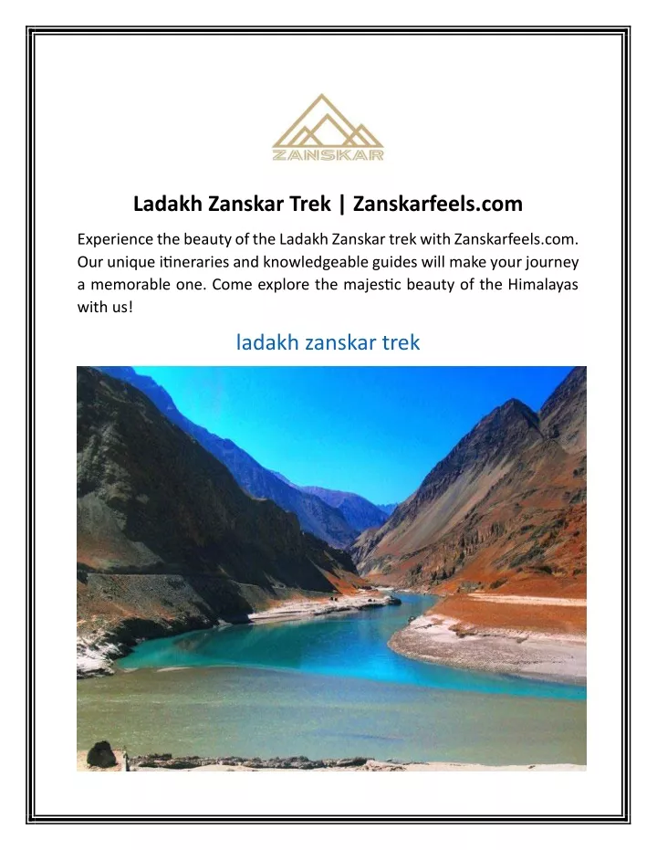 ladakh zanskar trek zanskarfeels com