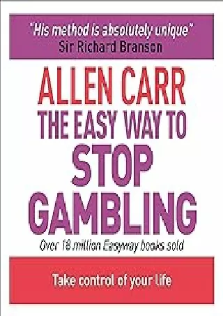 PDF/READ The Easy Way to Stop Gambling