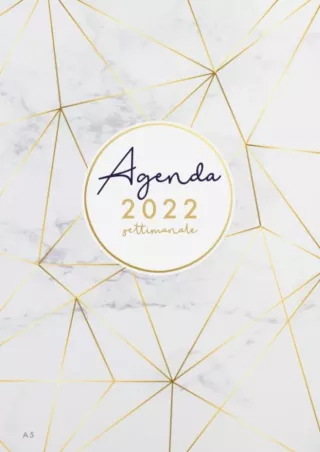 Download Book [PDF] 2022: Agenda 2022 12 mesi A5, gennaio - dicembre, marmo grigio e strisce (Italian Edition)