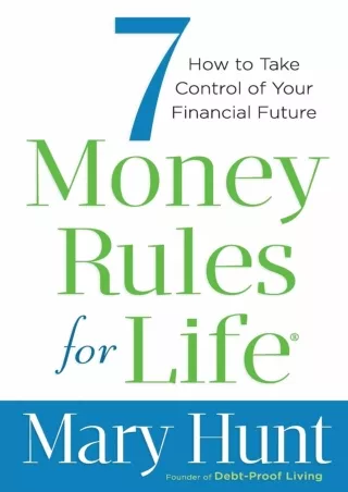 DOWNLOAD/PDF 7 Money Rules for Life®: How to Take Control of Your Financial Future