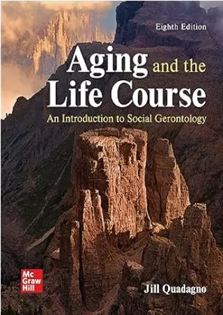 [PDF] DOWNLOAD Looseleaf for Aging and the Life Course