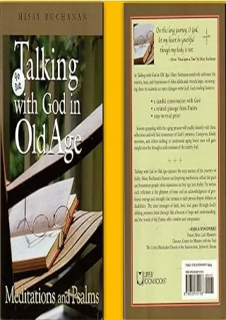 Download Book [PDF] Talking with God in Old Age: Meditations and Psalms