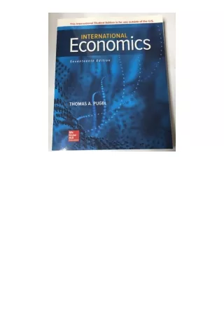Ebook download ISE International Economics free acces