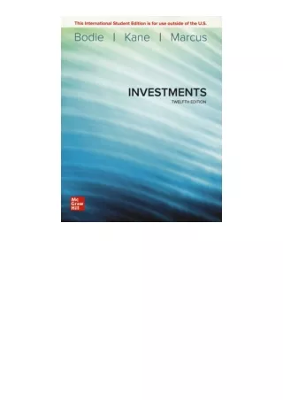 Ebook download ISE Investments unlimited