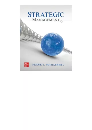 Ebook download LooseLeaf for Strategic Management full