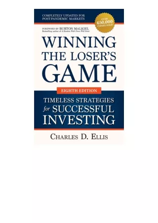 Download PDF Winning the Losers Game Timeless Strategies for Successful Investin