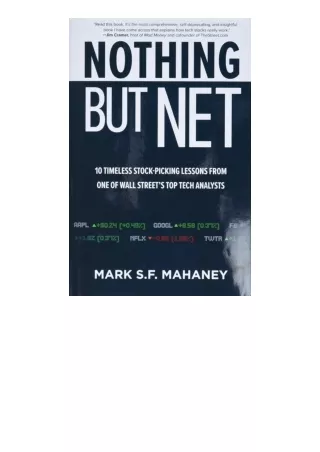 Ebook download Nothing But Net 10 Timeless StockPicking Lessons from One of Wall