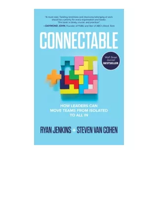 Download Connectable How Leaders Can Move Teams From Isolated to All In for andr
