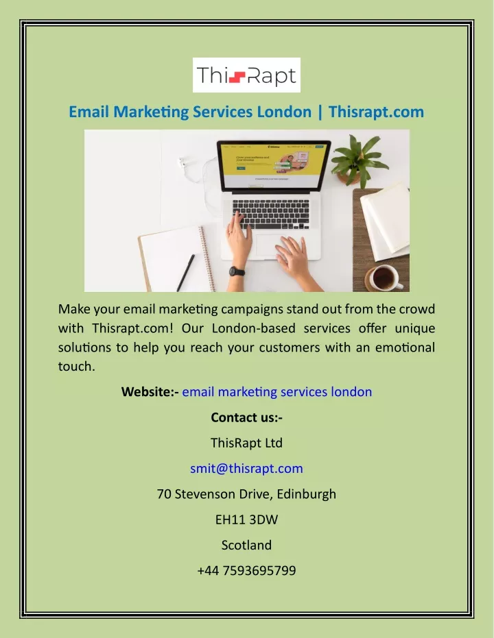 email marketing services london thisrapt com