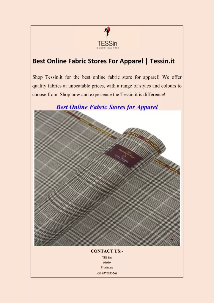 best online fabric stores for apparel tessin it