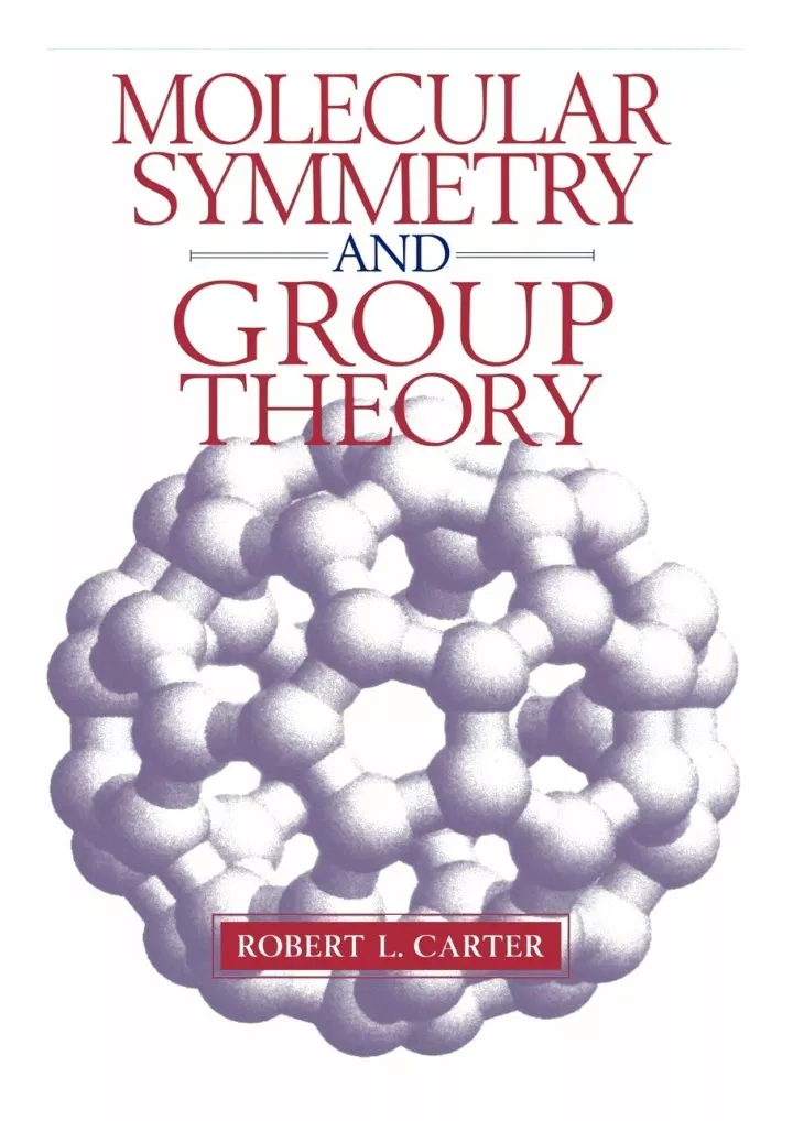 pdf molecular symmetry and group theory download