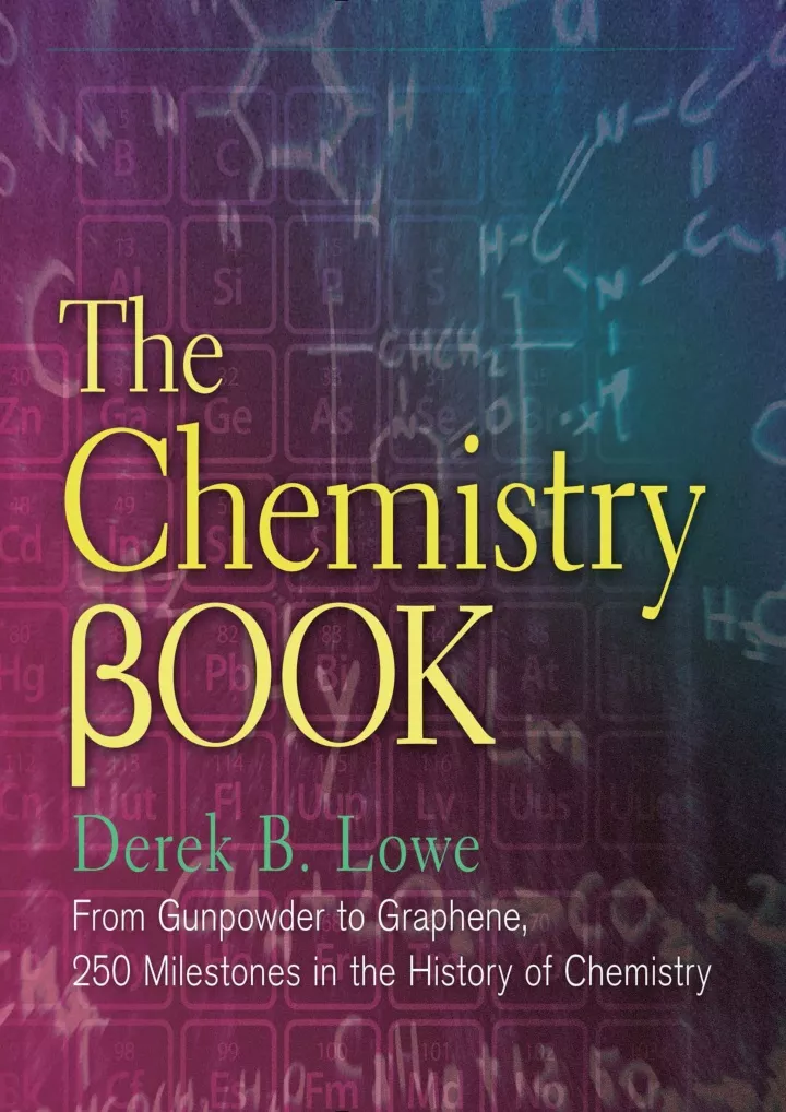 pdf read online the chemistry book from gunpowder