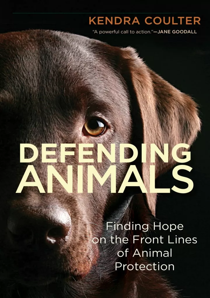 get pdf download defending animals finding hope