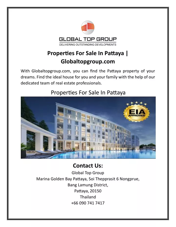 properties for sale in pattaya globaltopgroup com