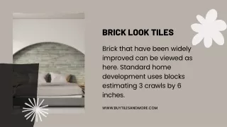 brick look tiles for outer appearance up to 45% off