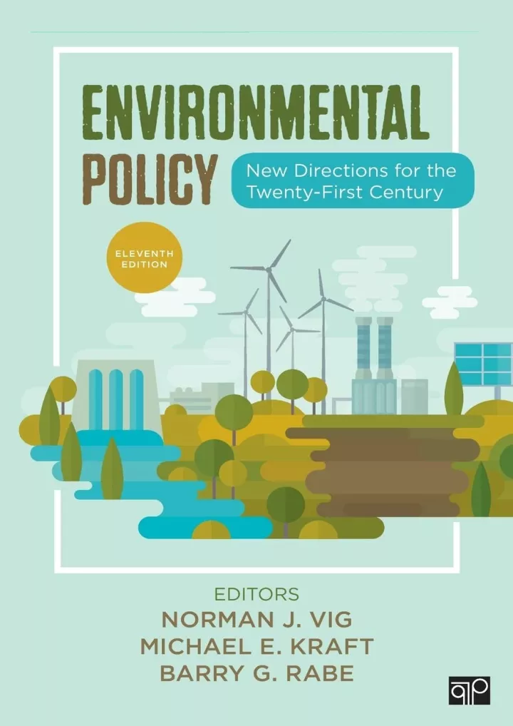 pdf environmental policy new directions