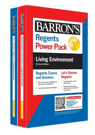 PDF/READ  Regents Living Environment Power Pack Revised Edition (Barron's Regent