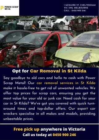 Opt for Car Removal in St Kilda