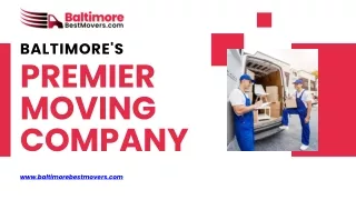 Choose the Best Moving Company in Baltimore