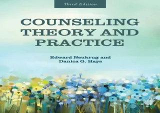 READ PDF Counseling Theory and Practice