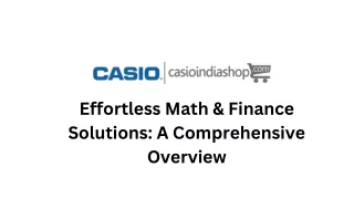 effortless math finance solutions a comprehensive