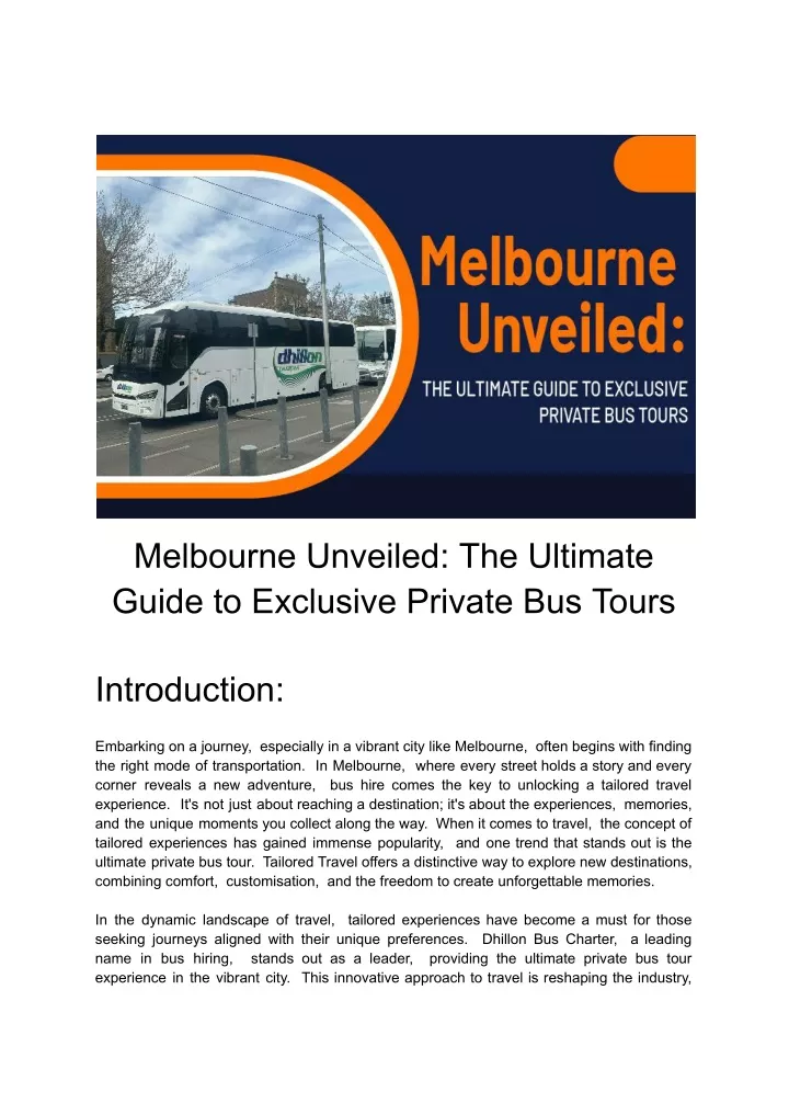 melbourne unveiled the ultimate guide