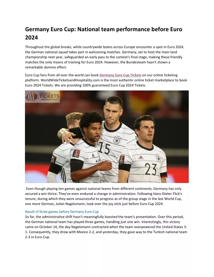 germany euro cup national team performance before