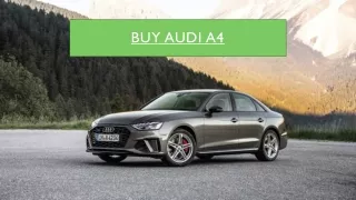 Buy Audi A4