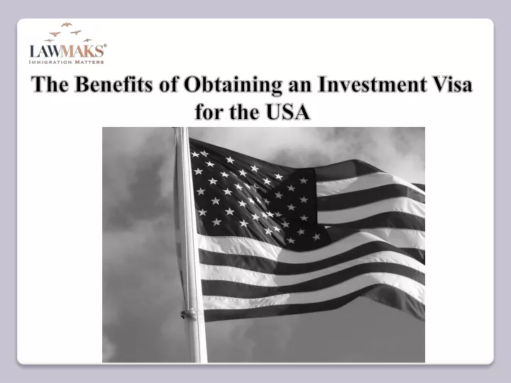 the benefits of obtaining an investment visa
