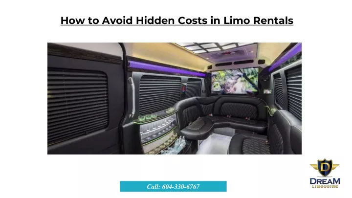 how to avoid hidden costs in limo rentals