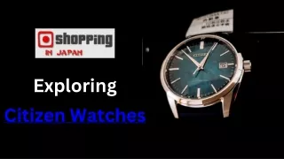 Citizen Watches | Shopping In Japan