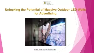 unlocking the potential of massive outdoor