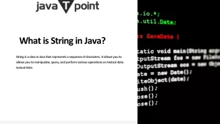 What-is-String-in-Java