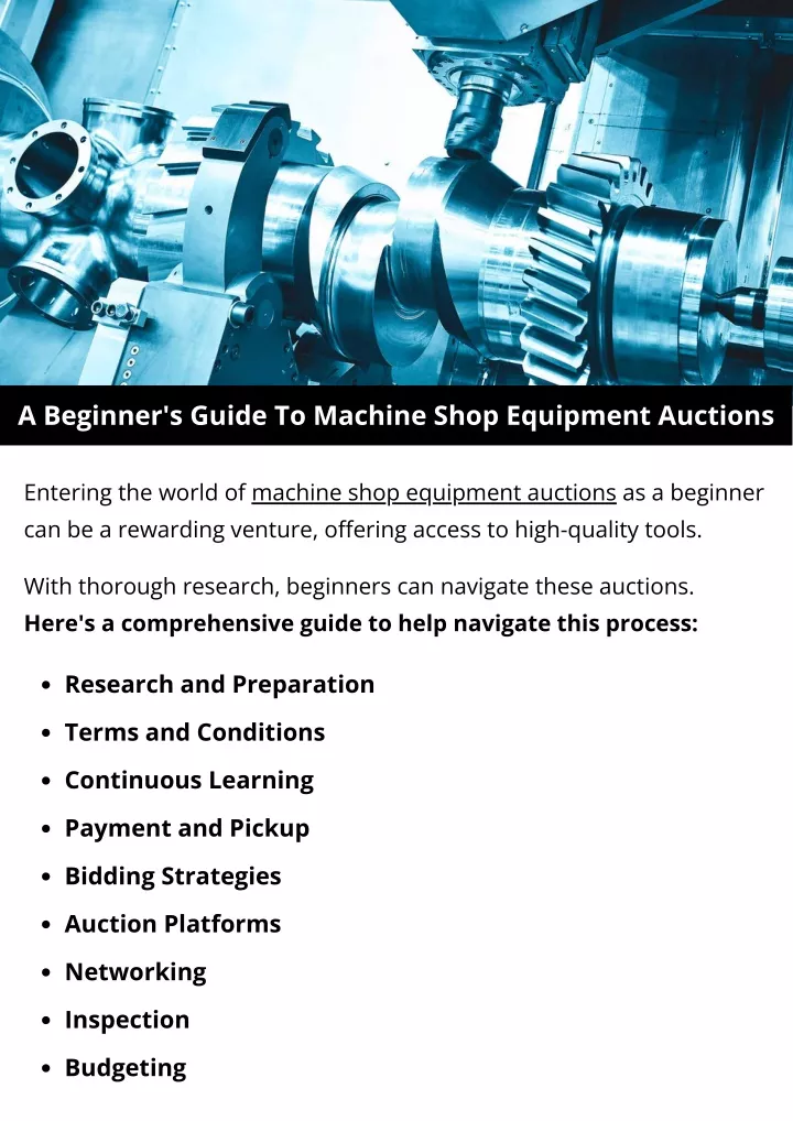 a beginner s guide to machine shop equipment