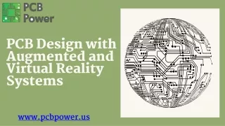PCB Design with Augmented and Virtual Reality Systems