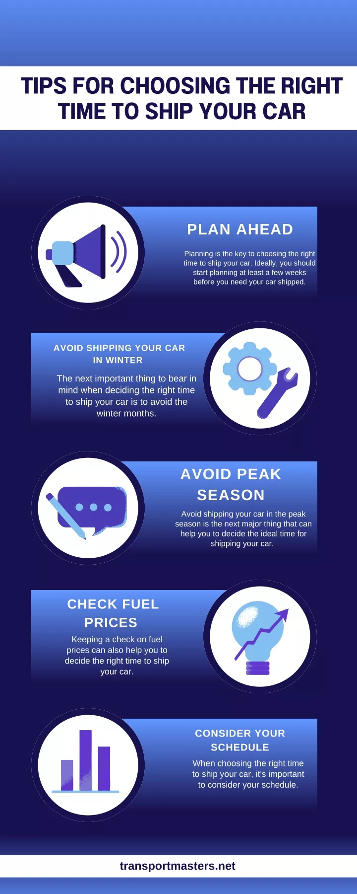 tips for choosing the right time to ship your car