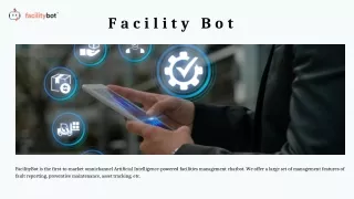 Facilities Management Chatbot - Facility Bot