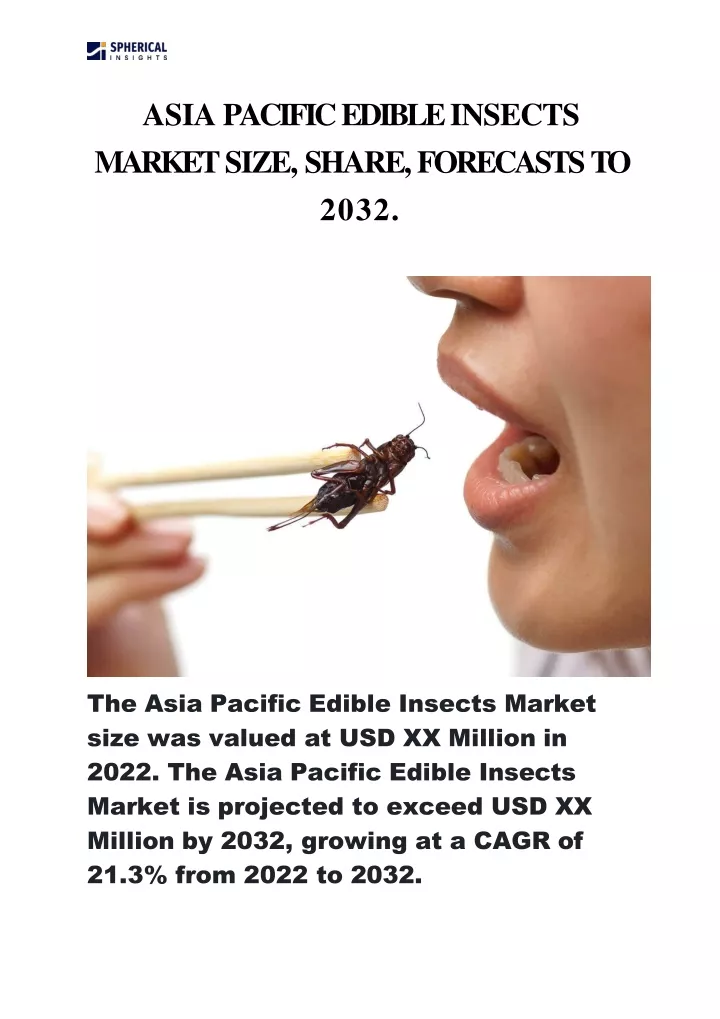asia pacific edible insects market size share forecasts to 2032