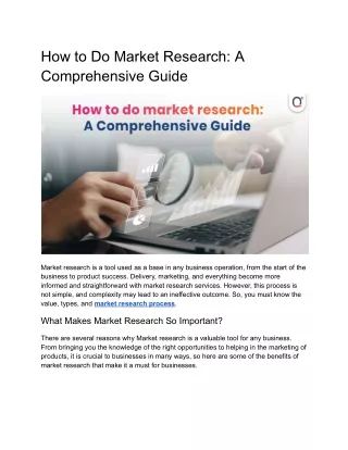 How to Do Market Research_ A Comprehensive Guide