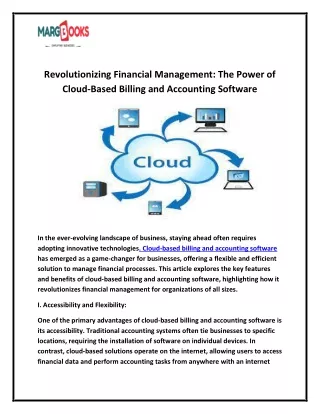 Online cloud based  Billing & Accounting software