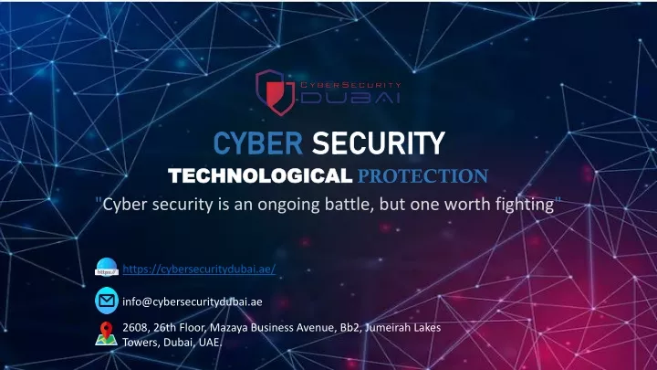 cyber security technological protection cyber security is an ongoing battle but one worth fighting