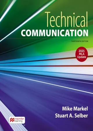 [PDF] DOWNLOAD Technical Communication with 2021 MLA Update