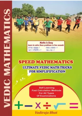 READ [PDF] Teach Yourself Speed Mathematics - Ultimate Vedic Math Tricks for