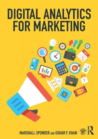 [READ DOWNLOAD] Digital Analytics for Marketing (Mastering Business Analytics)