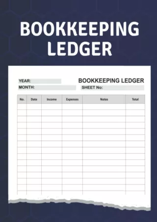 get [PDF] Download Bookkeeping Ledger: For Balance-Sheet and Income-Statement Transactions. |