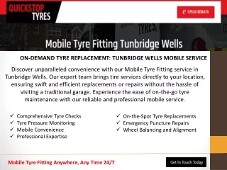 Mobile Tyre Fitting Tunbridge Wells