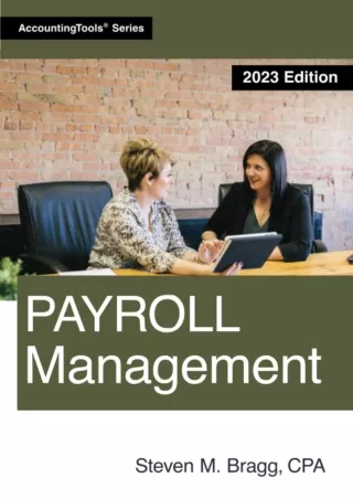 DOWNLOAD/PDF Payroll Management: 2023 Edition
